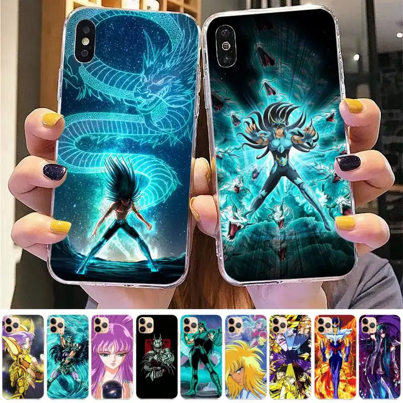 

Saint Seiya Nostalgia cool Anime Phone Case for iphone 13 11 12 pro XS MAX 8 7 6 6S Plus X 5S SE 2020 XR case