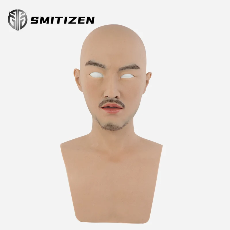 Smitizen жуткая Реалистичная силиконовая маска к Хэллоуину для грузовика man Фетиш