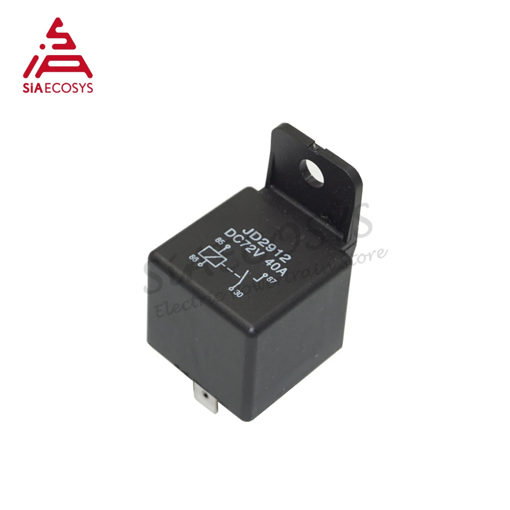 

SIAECOSYS 4P 40A 72V Motorcycle Relay for Vehicle Wiring Head Light Automotive Relays fit VOTOL series controller