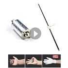 Металлическая Волшебная телескопическая палочка EDC, удочка для боевых искусств, волшебная карманная уличная стальная палочка для автомобиля, эластичная палочка