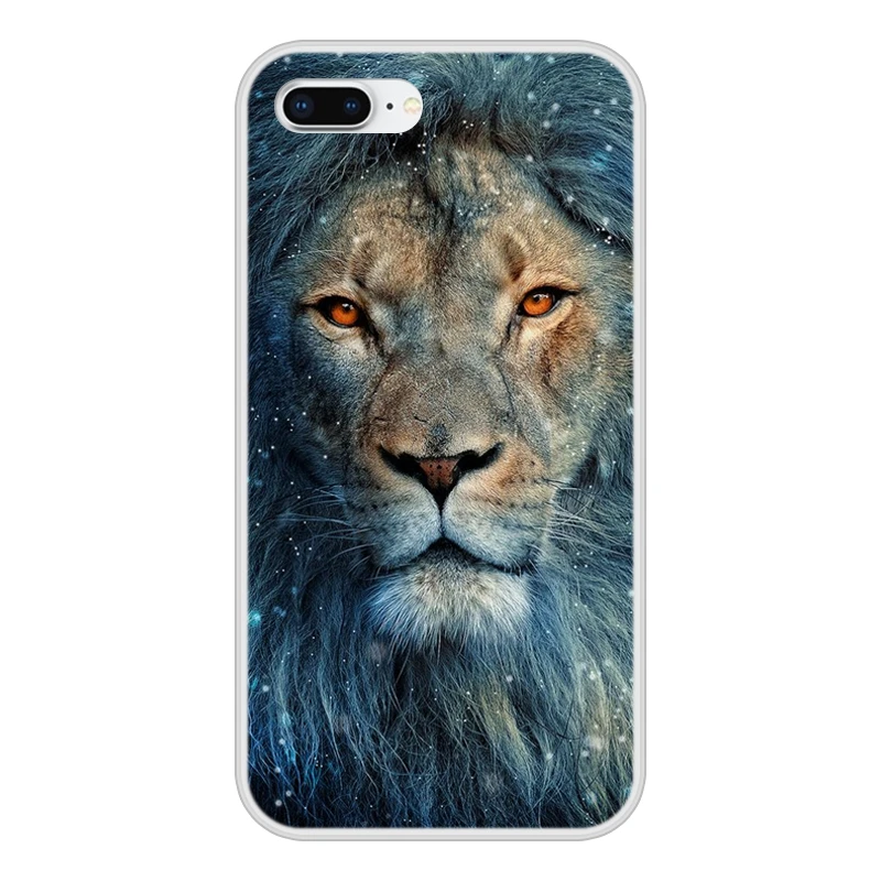 Чехол для Apple iPhone 8 plus мягкий силиконовый чехол телефона из ТПУ с узорчатым