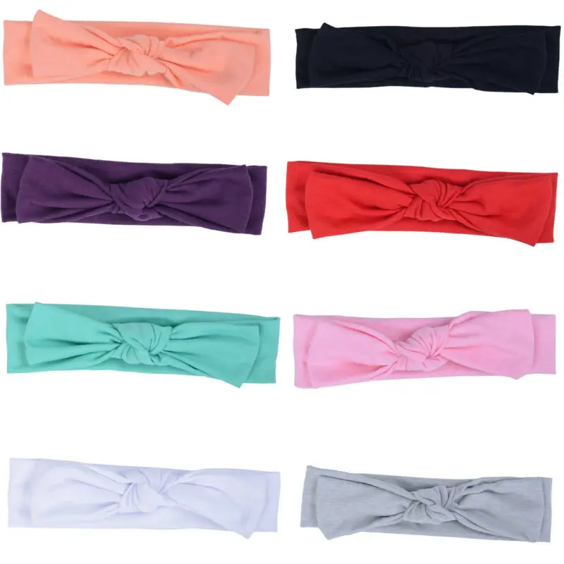 

Baby Headband Hairband Soft Elastic baby Headbands Bow Hair Accessories 2 Style