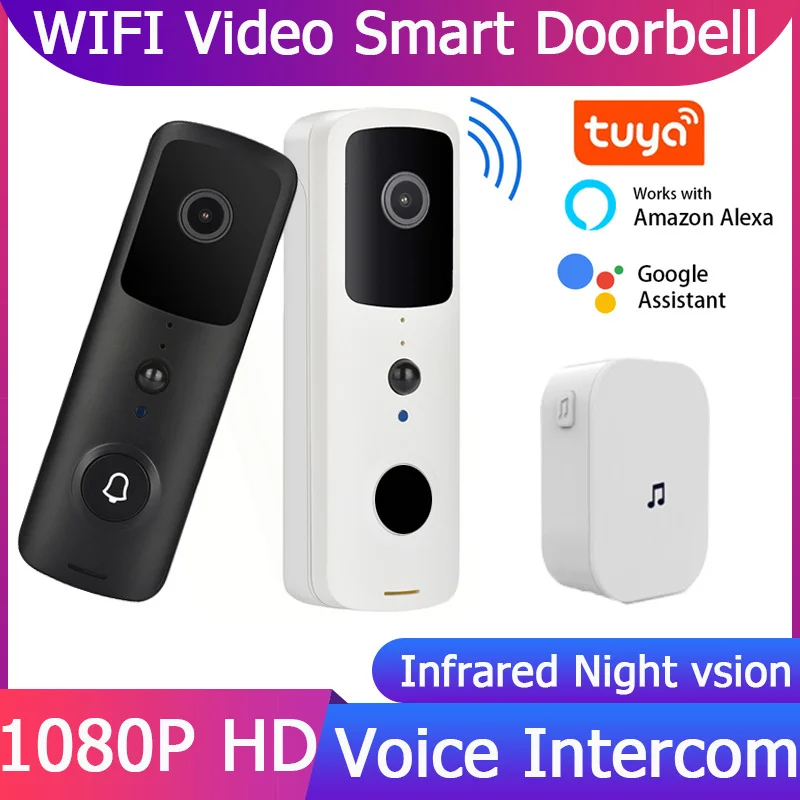 

Guudgo – Tuya WiFi 1080p outdoor surveillance camera, wireless home safety equipment, with night vision function