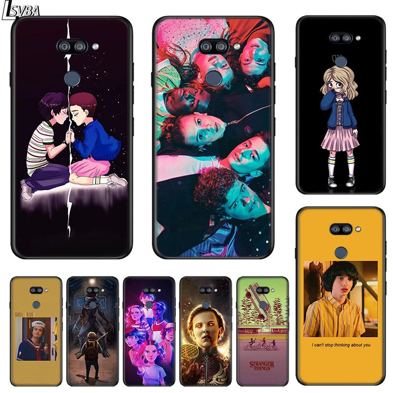 Чехол для телефона с надписью очень странные дела LG K22 K71 K61 K51S K41S K30 K20 2019 Q60 V60 V50 V40 V35