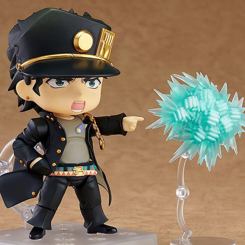 

10CM JoJo's Bizarre Adventure Kujo Jotaro Replaceable Accessorie Action Figure Model Toy Children Birthday Gift Movie Collection