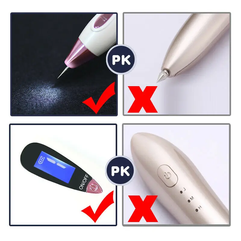 1 шт. машинка-карандаш для удаления татуировок USB зарядное устройство 10 скоростей