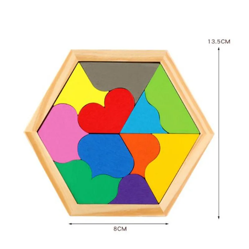 

1Set Wooden Toy Block Game Kids Educational Toys For Children Wooden Building Blocks Baby Montessori Toy