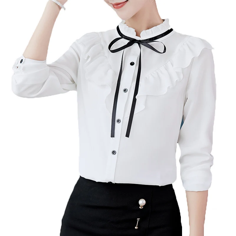 Новинка 2021 модные шифоновые рубашки больших размеров на весну и лето