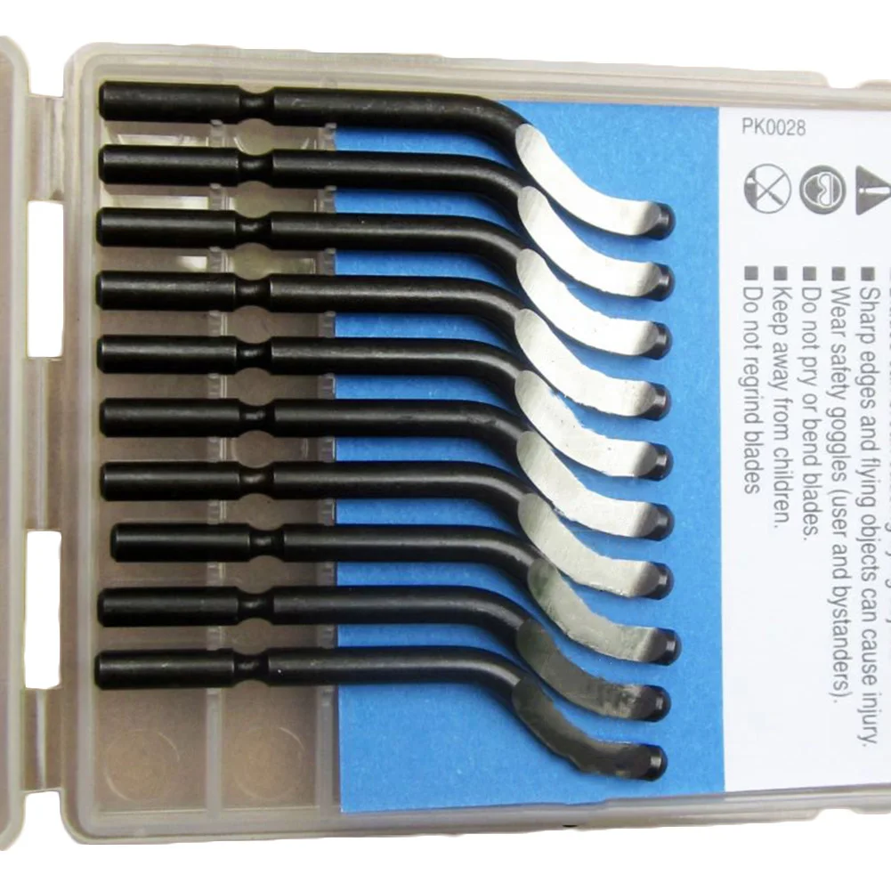 

10PCS Edge Cutter BS1010 S10 Deburring Trimmer Tool Rotary Blade Multifunctional Deburring Tool Trimming Burr Scraper Blade