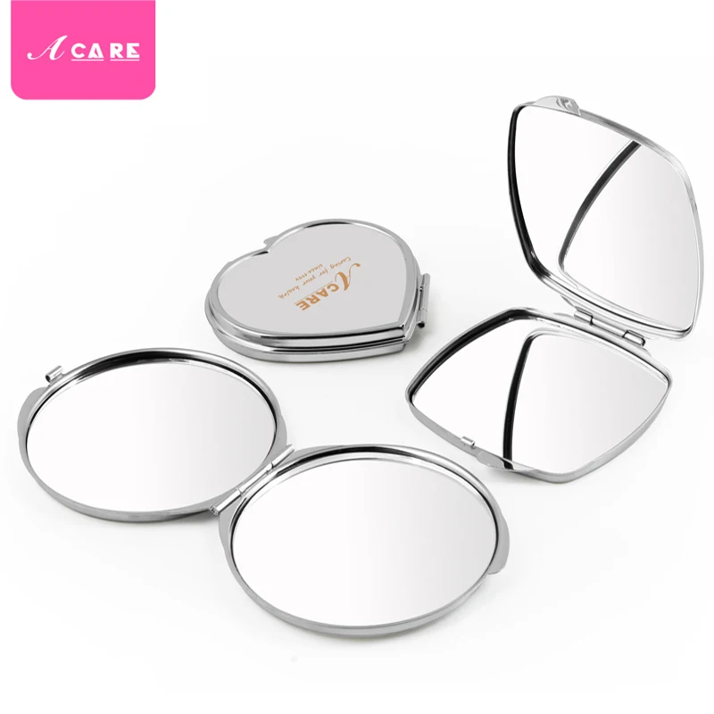 Зеркала для макияжа Acare Портативное двухстороннее складное зеркало из