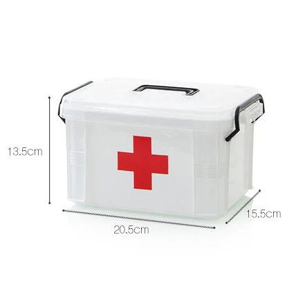 S First Aid Kit Medicine Chest Holder Storage Box Multi-layer Emergency Kits Cabinet Security Safety Home Rangement Organizer - Цвет: S