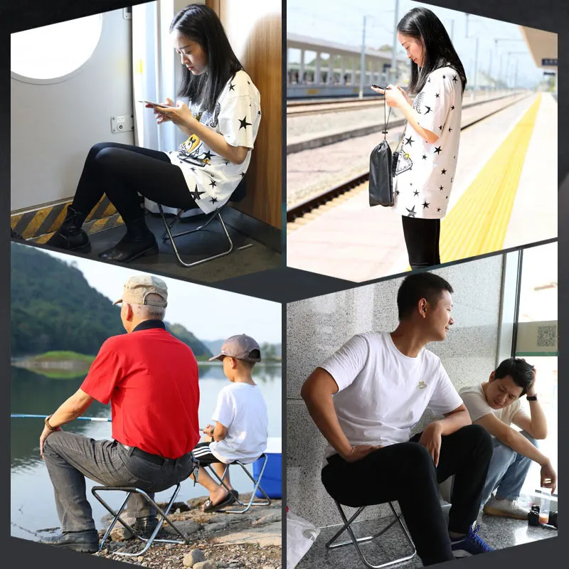 Складной рыболовный стул качественный Легкий для кемпинга и пикника из