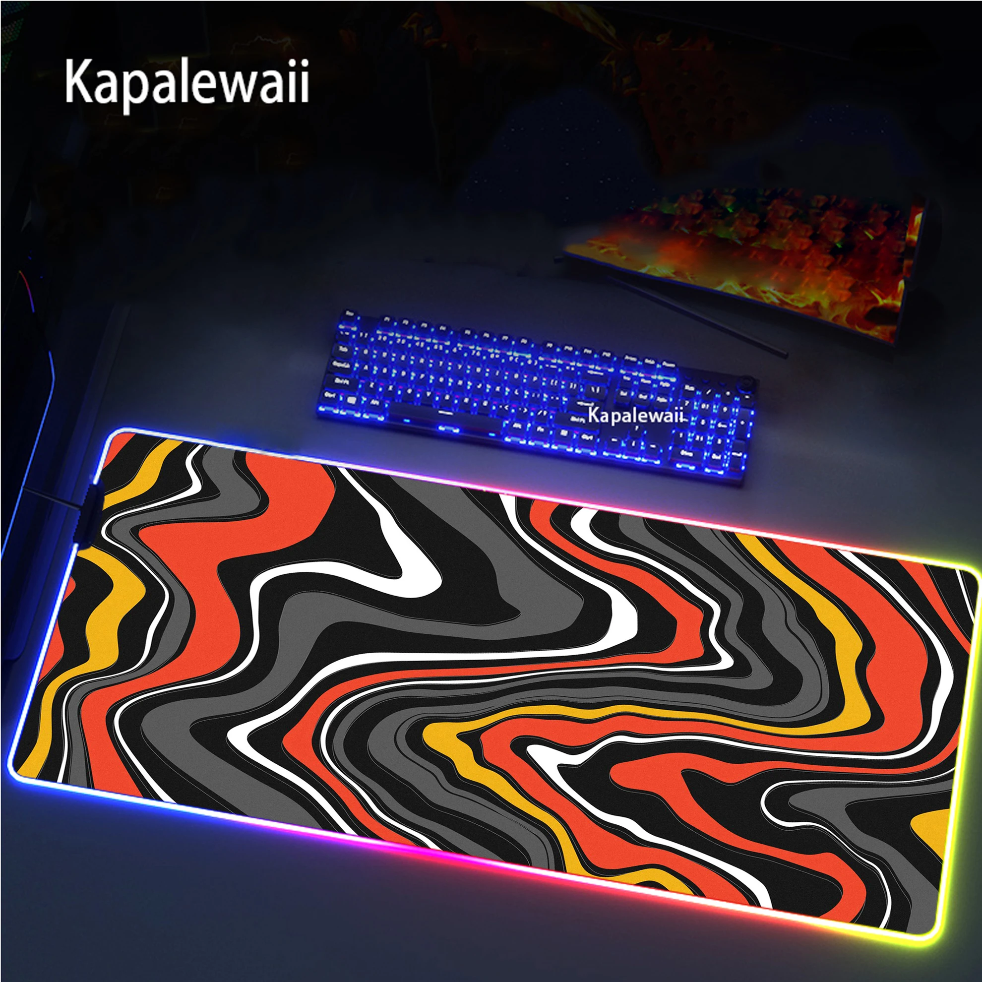 

900x400x2mm 3mm Xxl Strata Liquid Anime Mouse Pad Landscape Mat Gamer Gaming Playmat Large Customized Desk Keyboard Mousepad