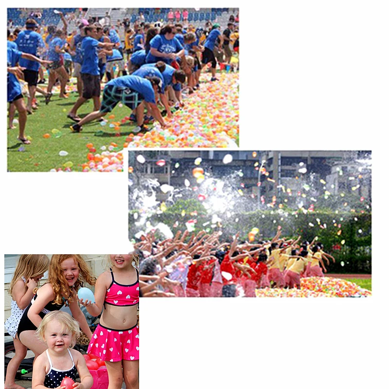 120 шт./лот водяные бомбочки воздушный шар игра в стрельбу латексный летние