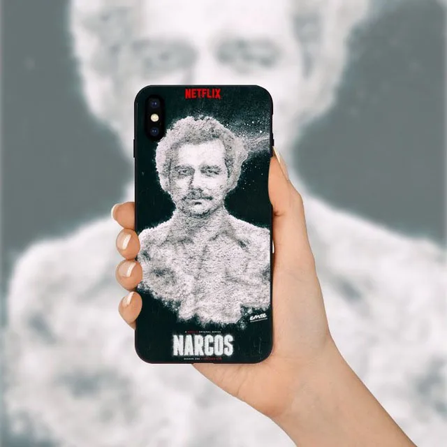 Wagner Moura Narcos pablo escobar черный ТПУ Мягкий силиконовый чехол для телефона iPhone 8 7 6 6S Plus X