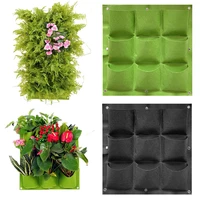 green black grow bags planter vertical garden greenhouses flower pot seedling wall hanging plant pot home decor
