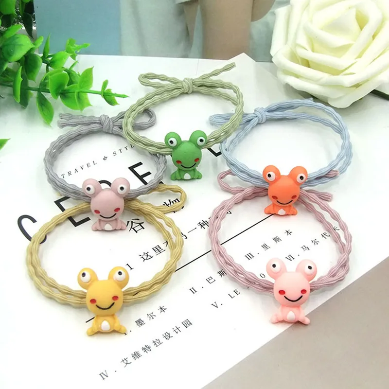 Детская резинка для волос желтая розовая синяя зеленая серая в Корейском стиле