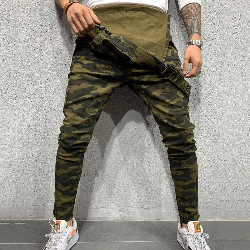 Джинсы мужские для езды на мотоцикле рваные брюки из денима подтяжках рабочая