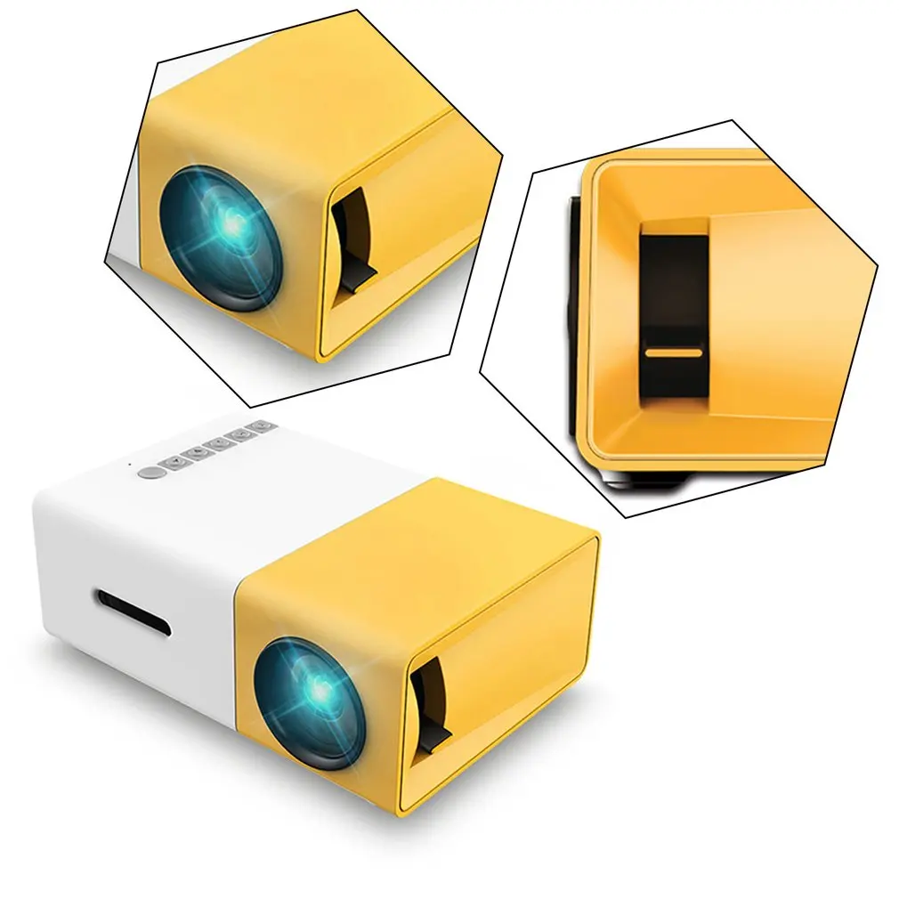 

Portable Projector Full Color LED Video Projector For Children's Gifts Outdoor Entertainment Projector