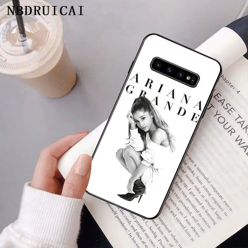 

NBDRUICAI Ag Ariana Grande Chat Painted Coque Phone Case for Samsung S9 plus S5 S6 edge plus S7 edge S8 plus S10 E S10 plus