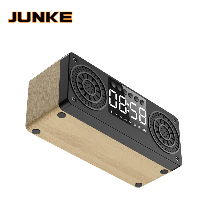 Bluetooth-колонка с часами портативные беспроводные колонки бас стерео сабвуфер