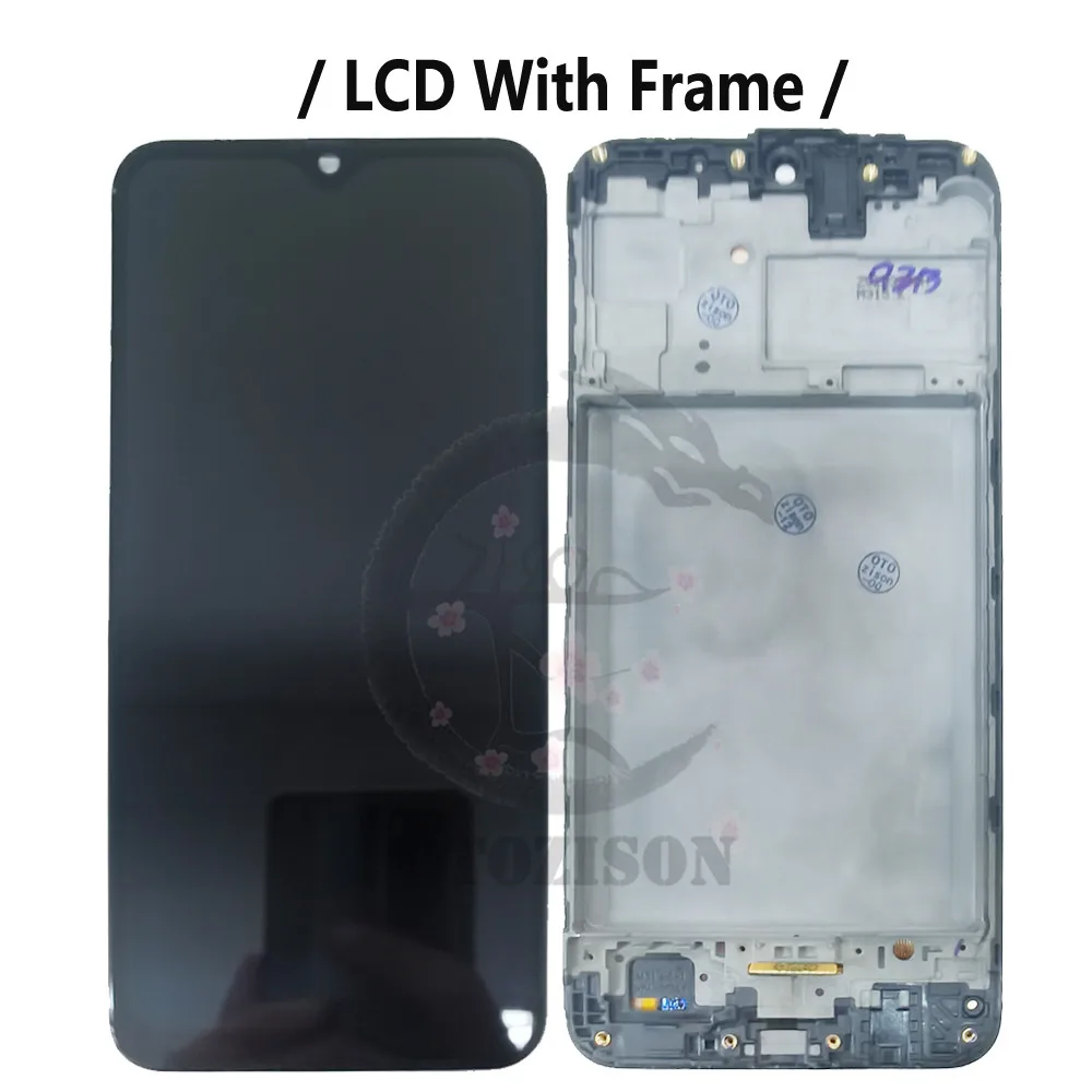 Cena Super AMOLED M315F LCD Do SAMSUNG Galaxy M31 Ekran Telefonu Komórkowego LCD Z Ramką M315 SM-M315F/DS SM-M315F/DSN Ekran Dotykowy Digitizer Testowany