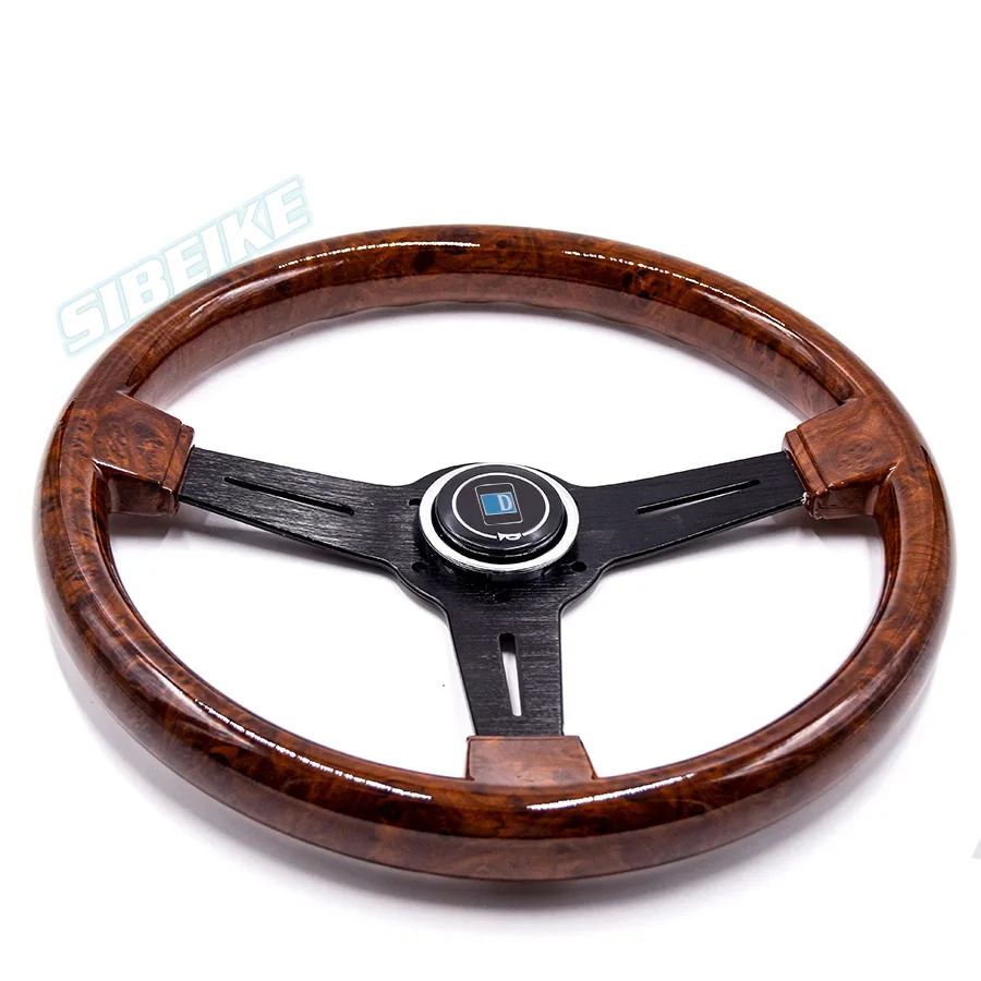 Рулевое колесо для спортивного автомобиля копия дерева универсальный 350 мм