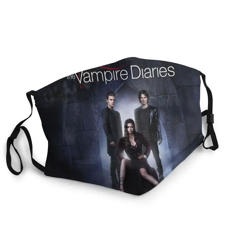 

Вампира Дневники многоразовые лицевая маска для взрослых Сверхъестественное фантазия ТВ светящаяся маска против пыли защитный респиратор...