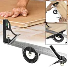 Набор линейки 3 в 1, высокоточный угловой транспортир, измерительные инструменты, комбинированная квадратная линейка сделай сам, спиртовой уровень, 300 мм