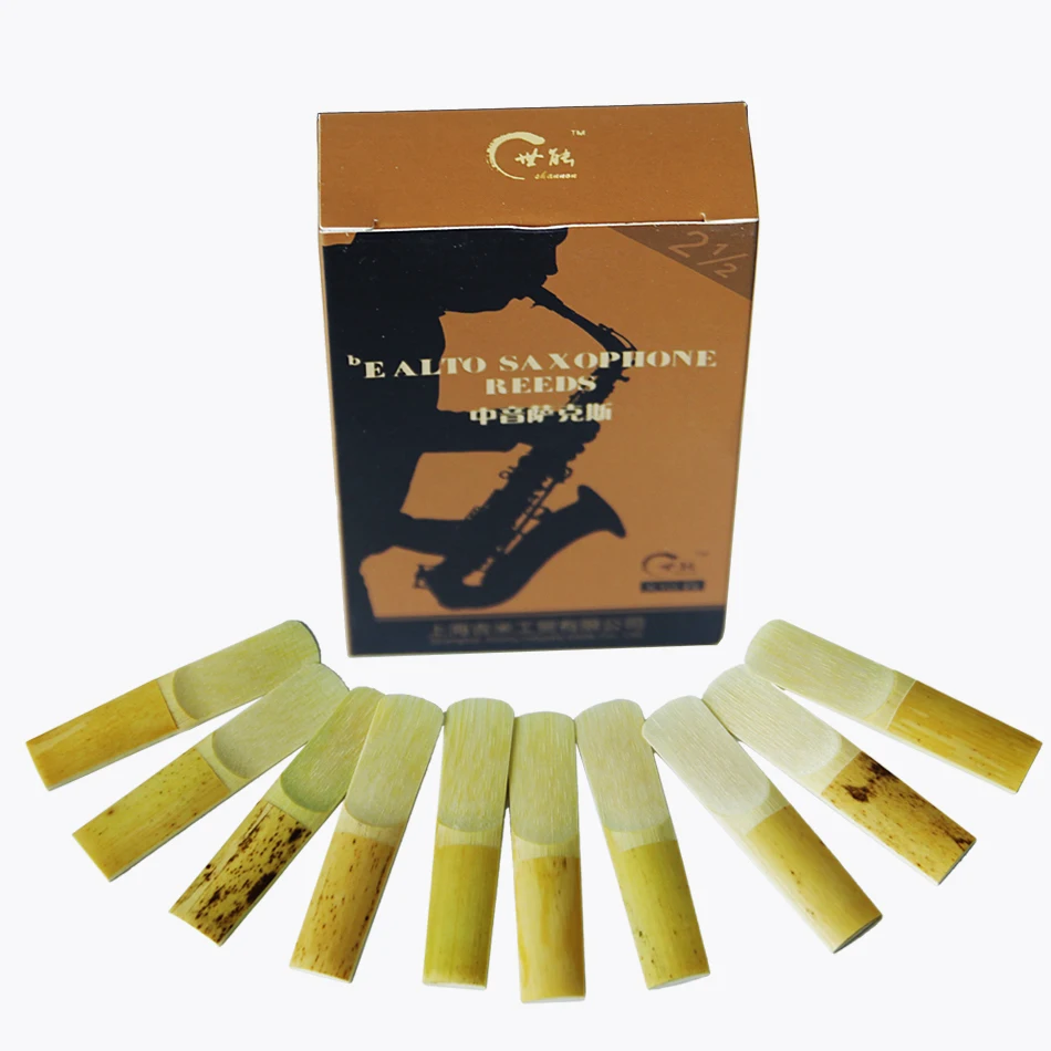 

2 1/2 bE Alto Sax Saxophone Reeds Saxophone Accessories 10 pcs/box