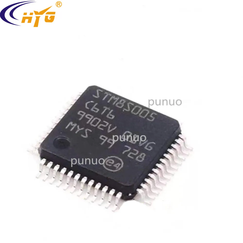 Оригинальный аутентичный STM8S105C6T6 Инкапсуляция LQFP48 2 95-5 5 В 8b MCU ADC 32KB Flash чип таймеры