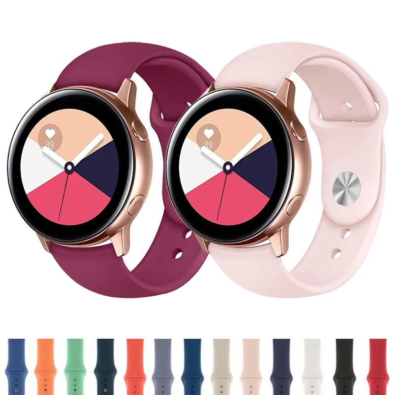Galaxy watch Active 2 band для samsung galaxy 42 мм 20 ремешок часов gear sport huawei pro amazfit bip