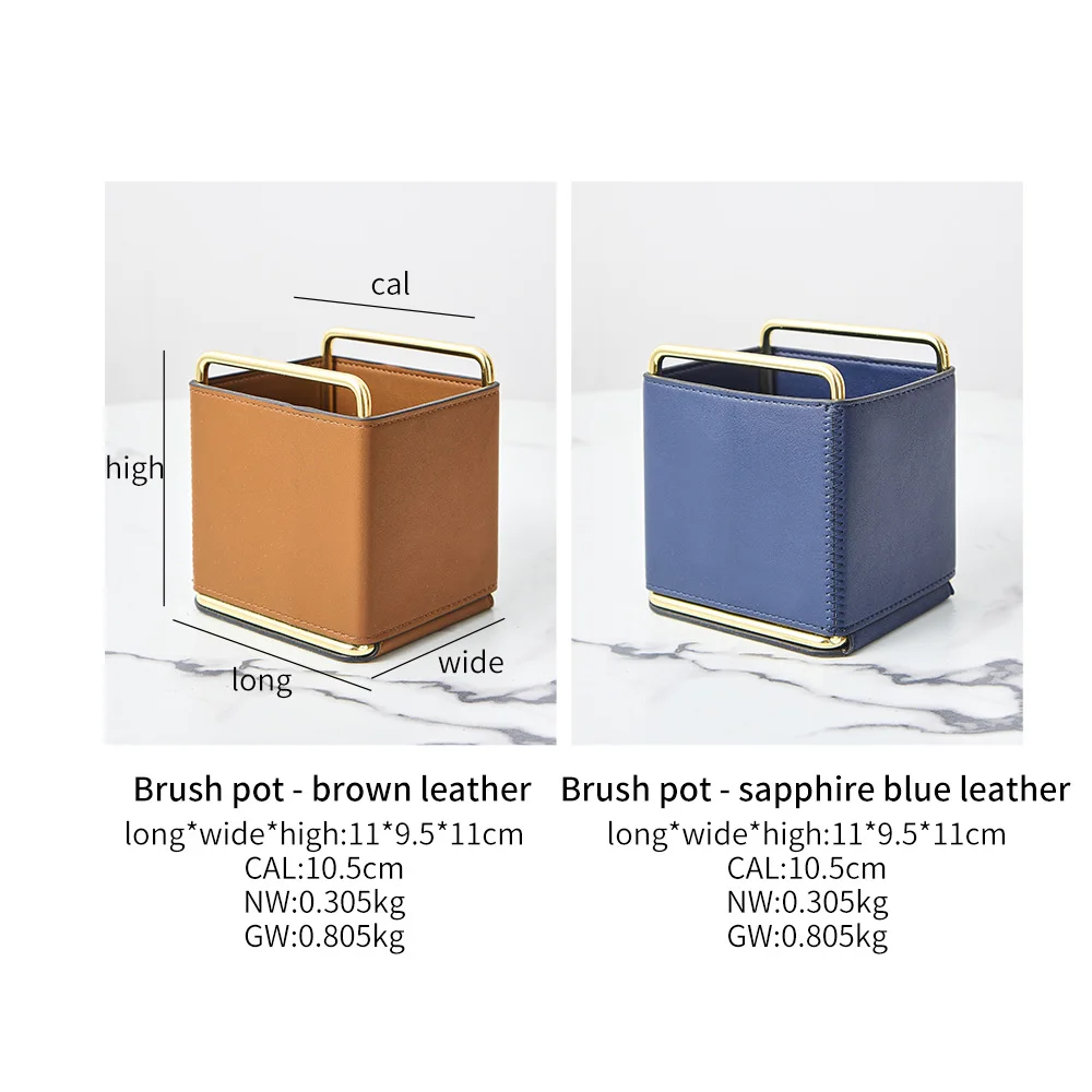 

Creative Fashion Home Accessories Multifunctional Pen Holder Decoration Office Supplies Cosmetics Jewelry Desktop Storage Box