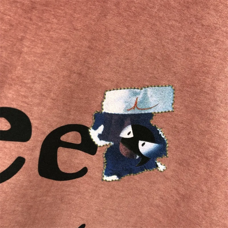Kanye West Lucky Me KIDS SEE GHOSTS для мужчин и женщин Футболка Значок сорока мыть старый