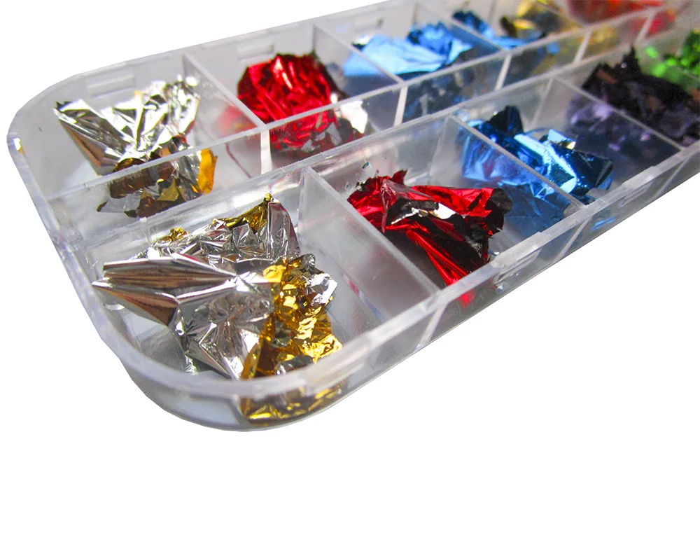 3D фотофольга листовая бумага украшение для ногтевого дизайна необычная