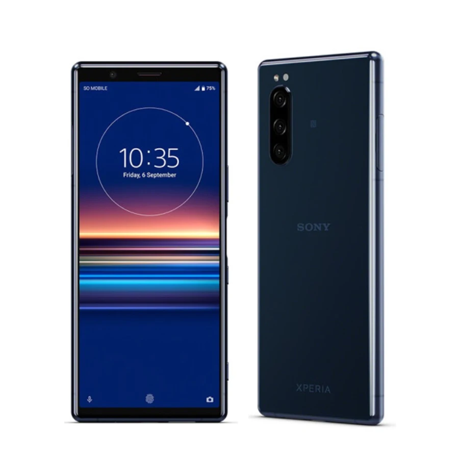 Телефон Sony Xperia 5 J9210 мобильный телефон экран 6 1 дюйма ГБ ОЗУ 128 Гб ПЗУ Восьмиядерный