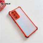 Прикрепляющийся к Камера объектив защитный чехол-накладка для Vivo Y31 Y30 Y20 Y20s G Y20i Y30i матовый мягкий Карамельный цвет защитный чехол для телефона