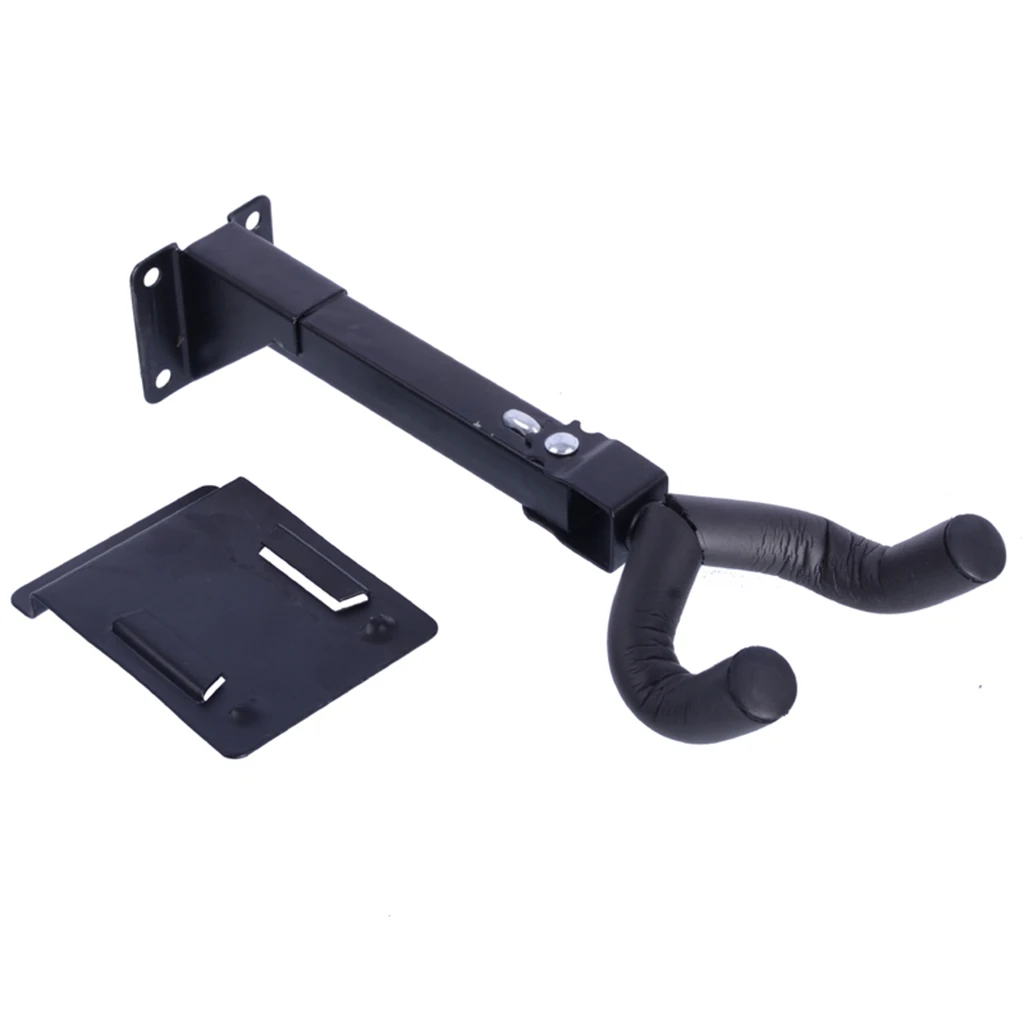 

Acoustic Guitar Hanger Wall Bracket Security Wall Hanger Black