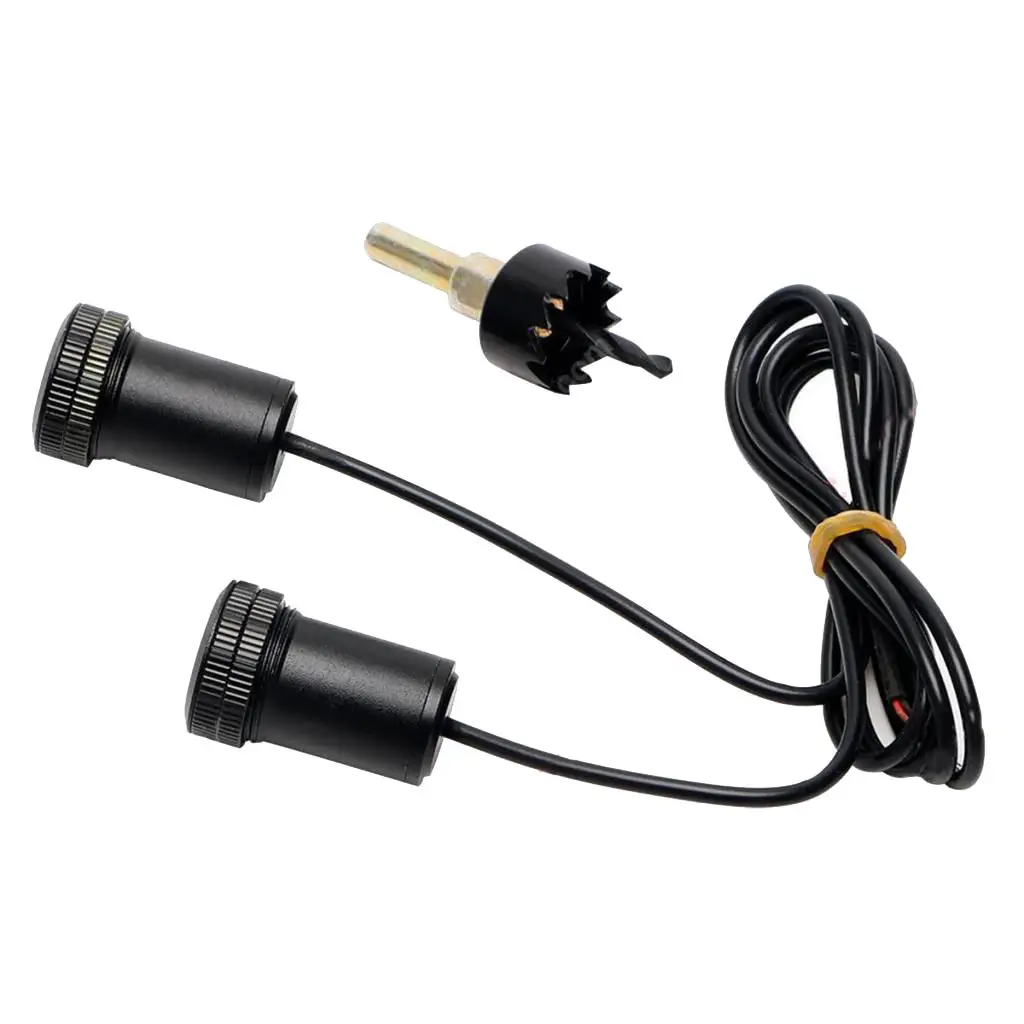 

5W 1 Pair Universal Car Courtesy Lights Projector Shadow Lamps Kit