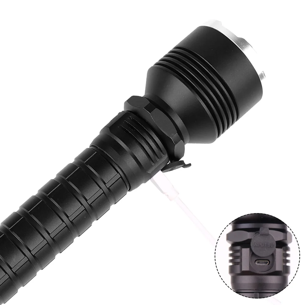 XHP70.2 самый мощный фонарик XHP50 USB Zoom СВЕТОДИОДНЫЙ Фонарь Xlamp тактический охотничий фонарь 18650 26650 для самообороны