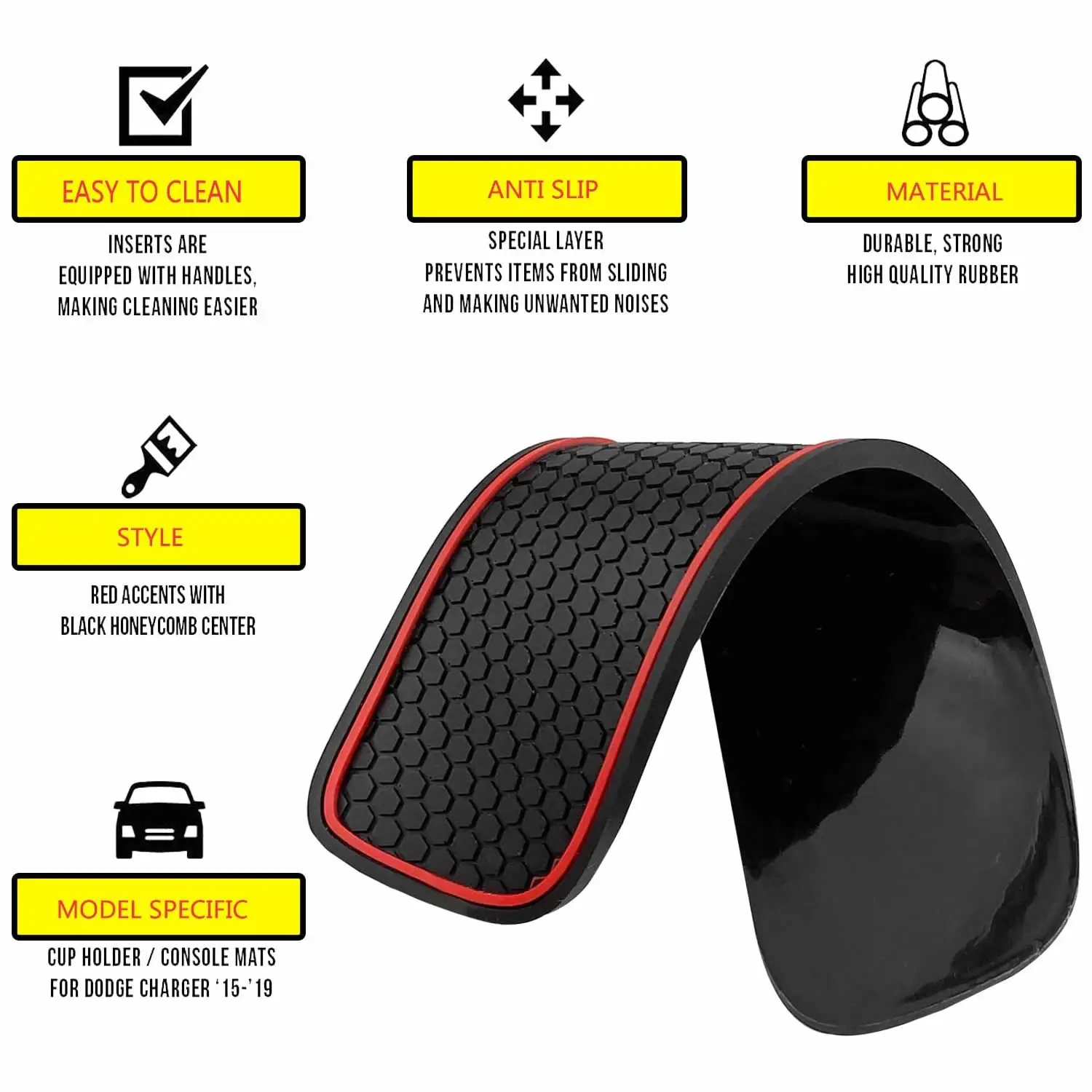 5 шт. коврики с вкладышами для вставки и центральной консоли 2014 2015 2016 2017 2018 2019