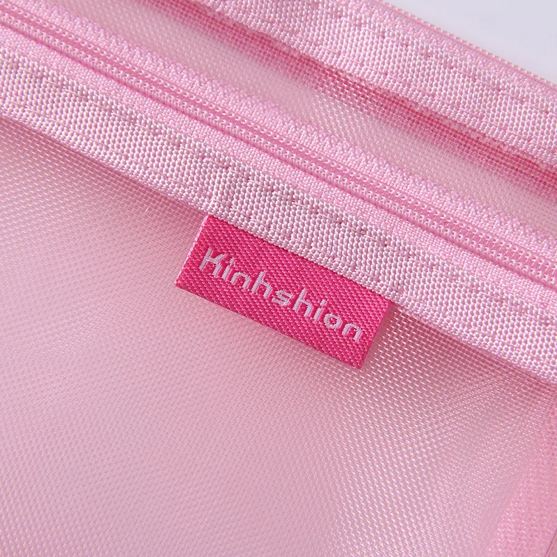 Пенал для карандашей нейлоновый сетчатый прозрачный большой емкости |