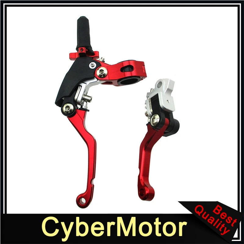 

Racing Foldable Clutch Brake Handle Lever For Chinese 150cc-250cc Braaap Lucky MX DHZ Stomp Pit Dirt Bike Motorcycle