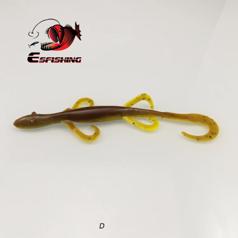 KESFISHING моделирование рыболовные приманки мягкая Пластик 6 шт. 14 см 7 8g дикий ящер 5