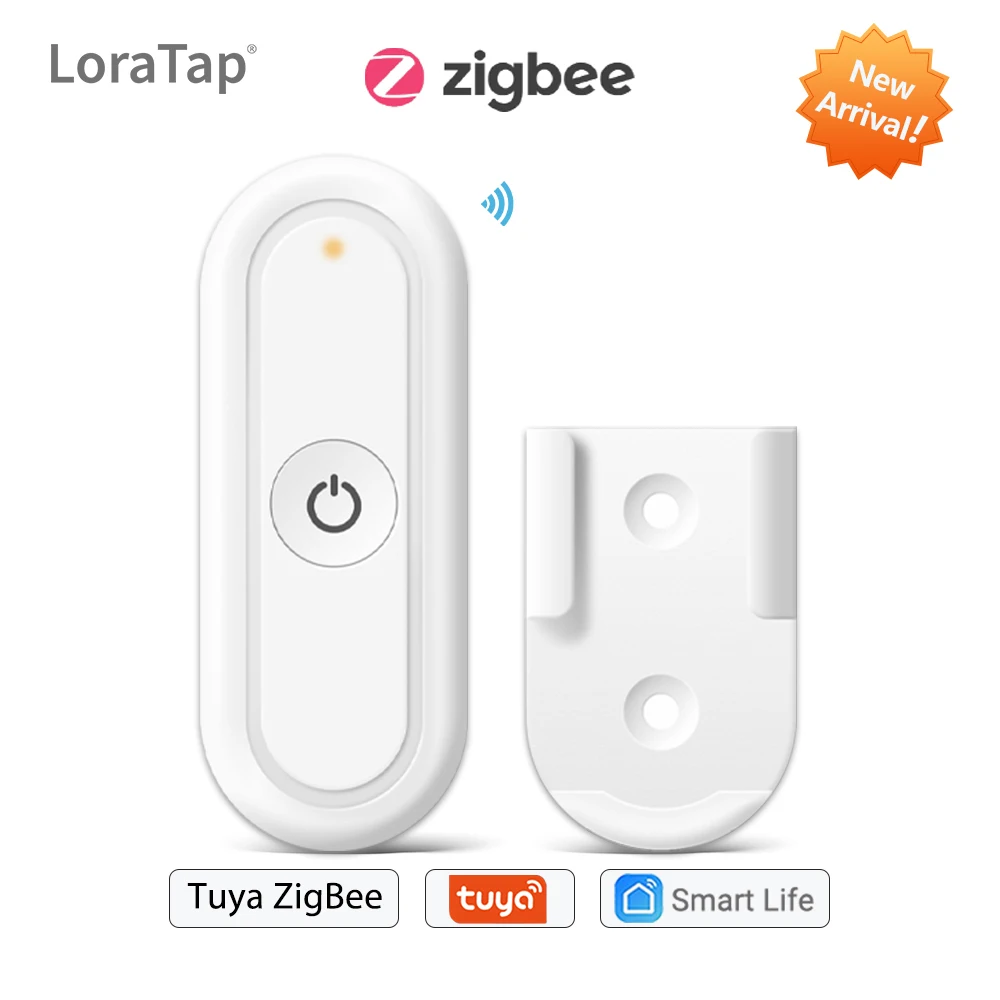 

Tuya ZigBee 3.0 Wireless 1 Gang Remote Control Switch Compatible with Smart Life Home Assistant Zigbee2MQTT DIY