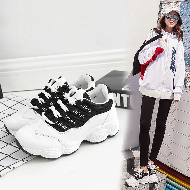 Женская Повседневная обувь женские кроссовки на плоской подошве сезон весна