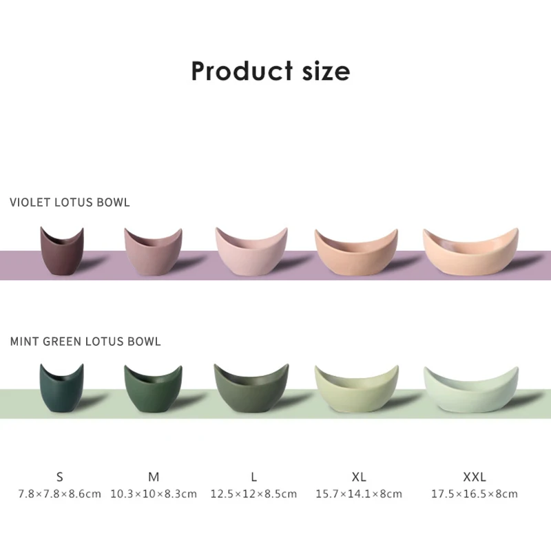 Японский набор керамических чаш лотоса креативный цветной поднос для фруктов