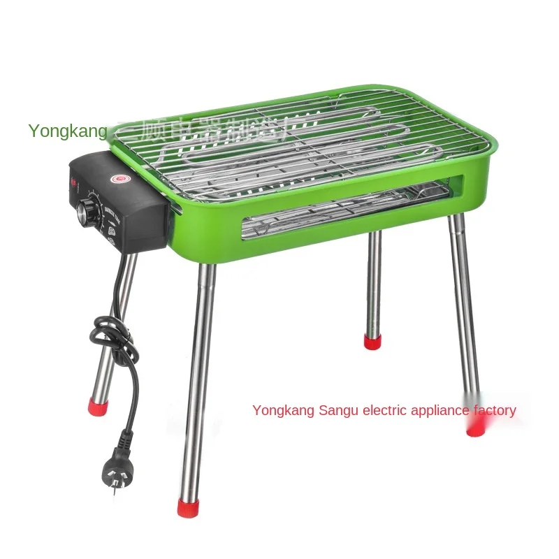 220v electric charcoal dual purpose grill double layer multi purpose household smokeless oven carbon outdoor bbq free global shipping