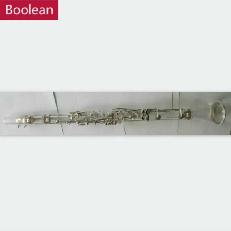 Акриловый прозрачный BB 17-кнопочный кларнет с посеребренным ключом | Спорт и