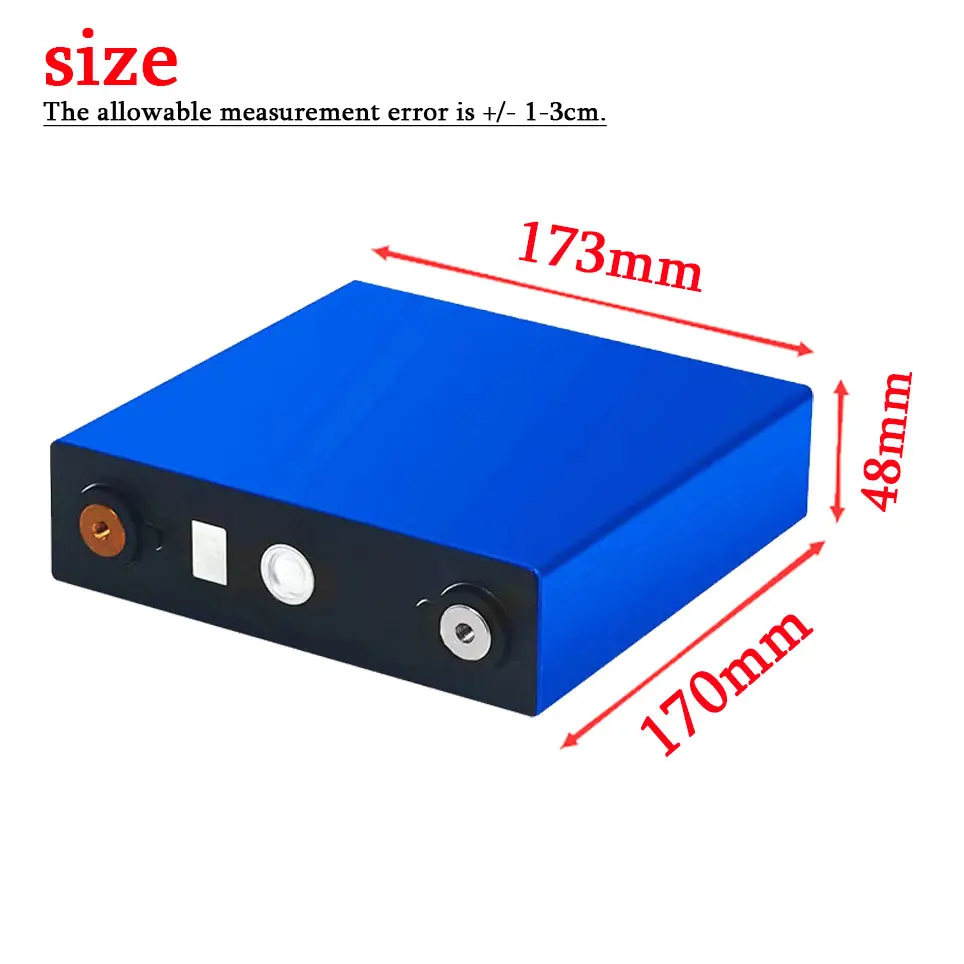 

New 3.2v 120ah lifepo4 Rechargeable Battery DIY 12v 24v 36v 48v deep cycle package ldp lithium cell lithium iron phosphate